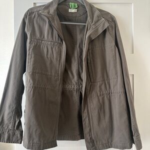 Garnet Hill Women's grey Utility Jacket